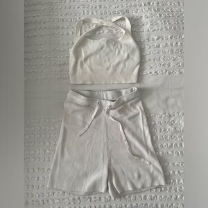 OH POLLY- never worn white loungewear set